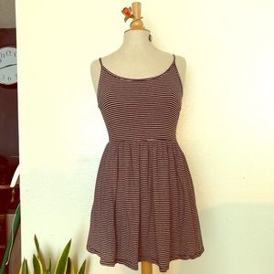 Striped casual dress